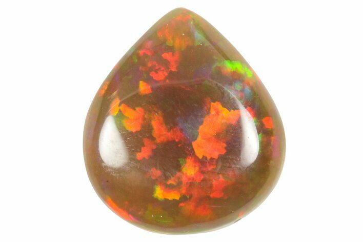 Polished Precious Ethiopian Black Fire Opal Cabochon ( grams) #369189